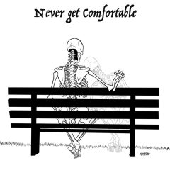 Never Get Comfortable by QUIBX