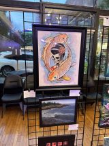 Koi on display at Manchester Arts Festival 2024 Gallery