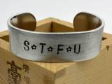 Stamped Metal Bands by Salty Jewelry